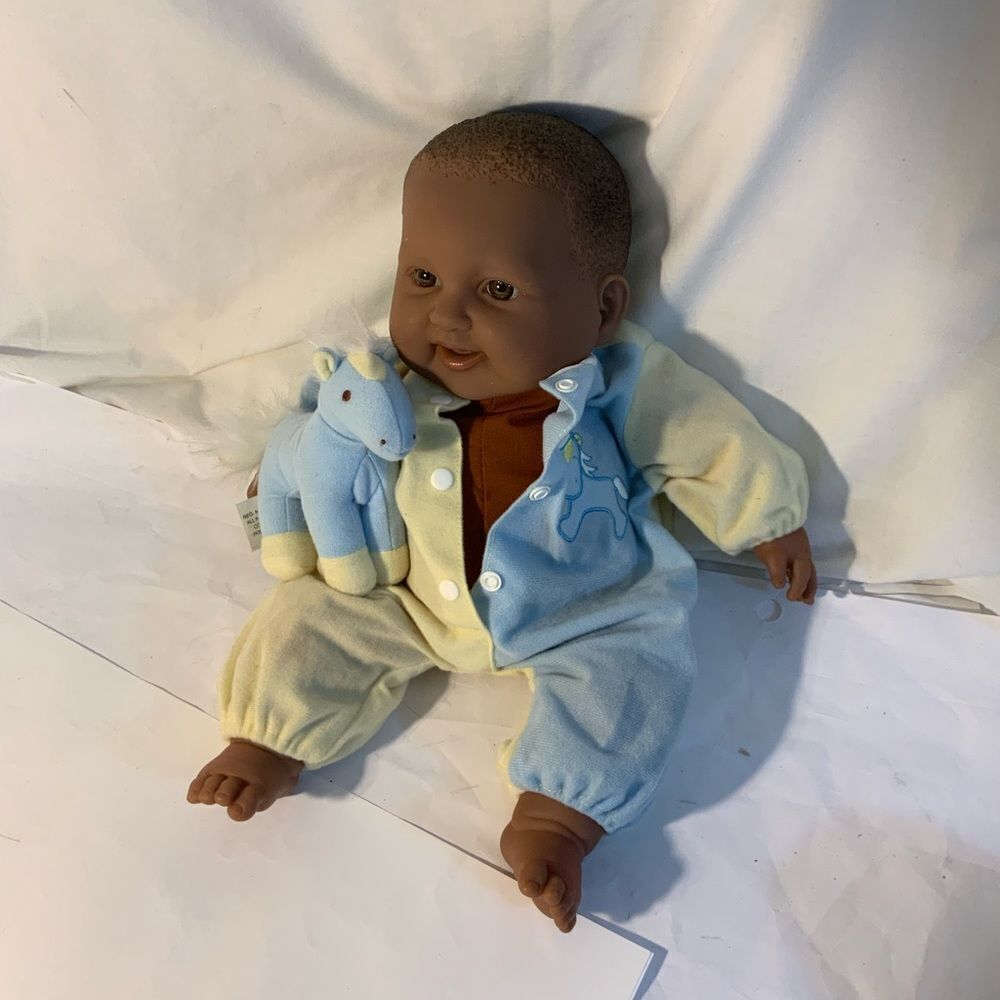 14" BERENGUER REALISTIC BABY DOLL Brown Boy
